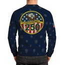 Personalized US Navy Christmas Ugly Sweater KRUST14