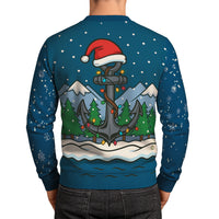 US Navy Submarine Light Christmas Ugly Sweater