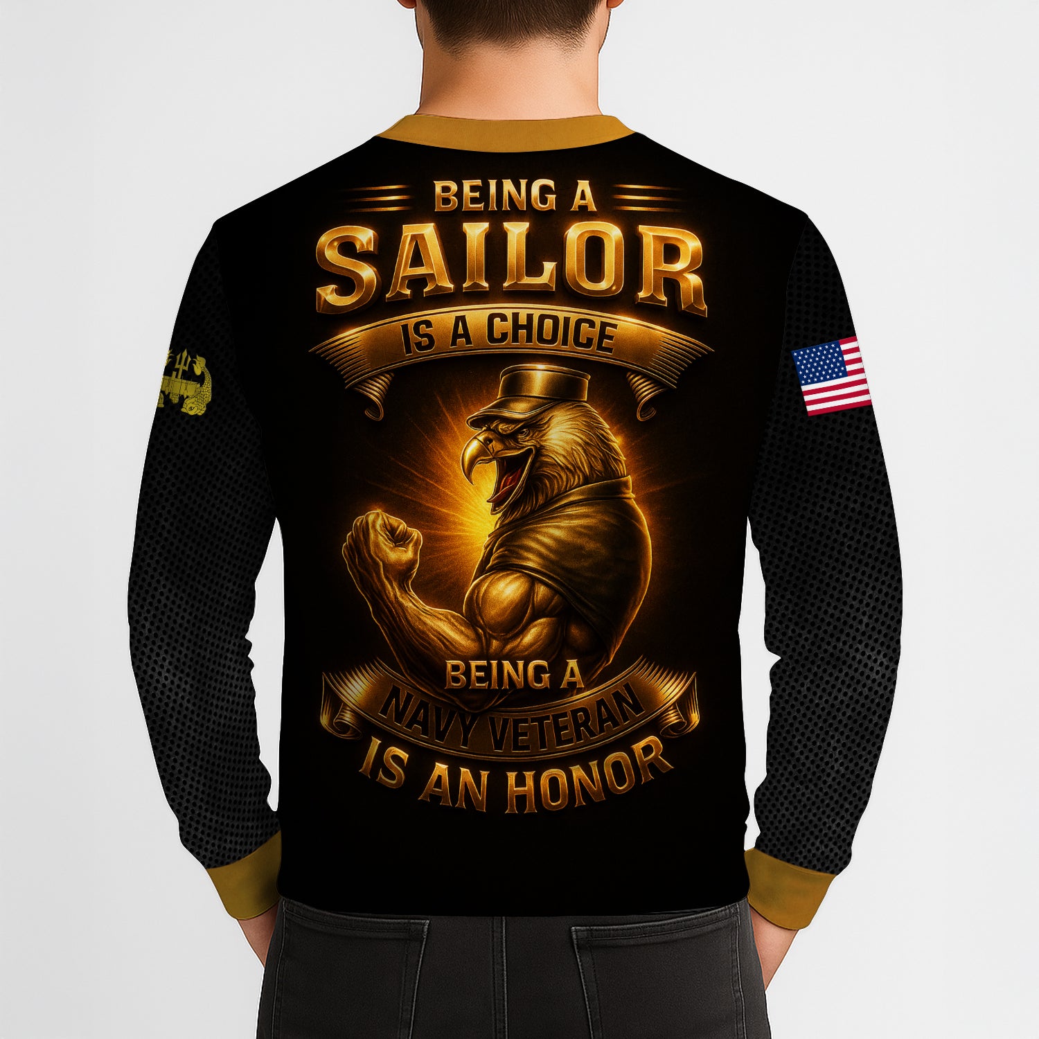 Personalized US Navy Sweatshirt KRSTS09
