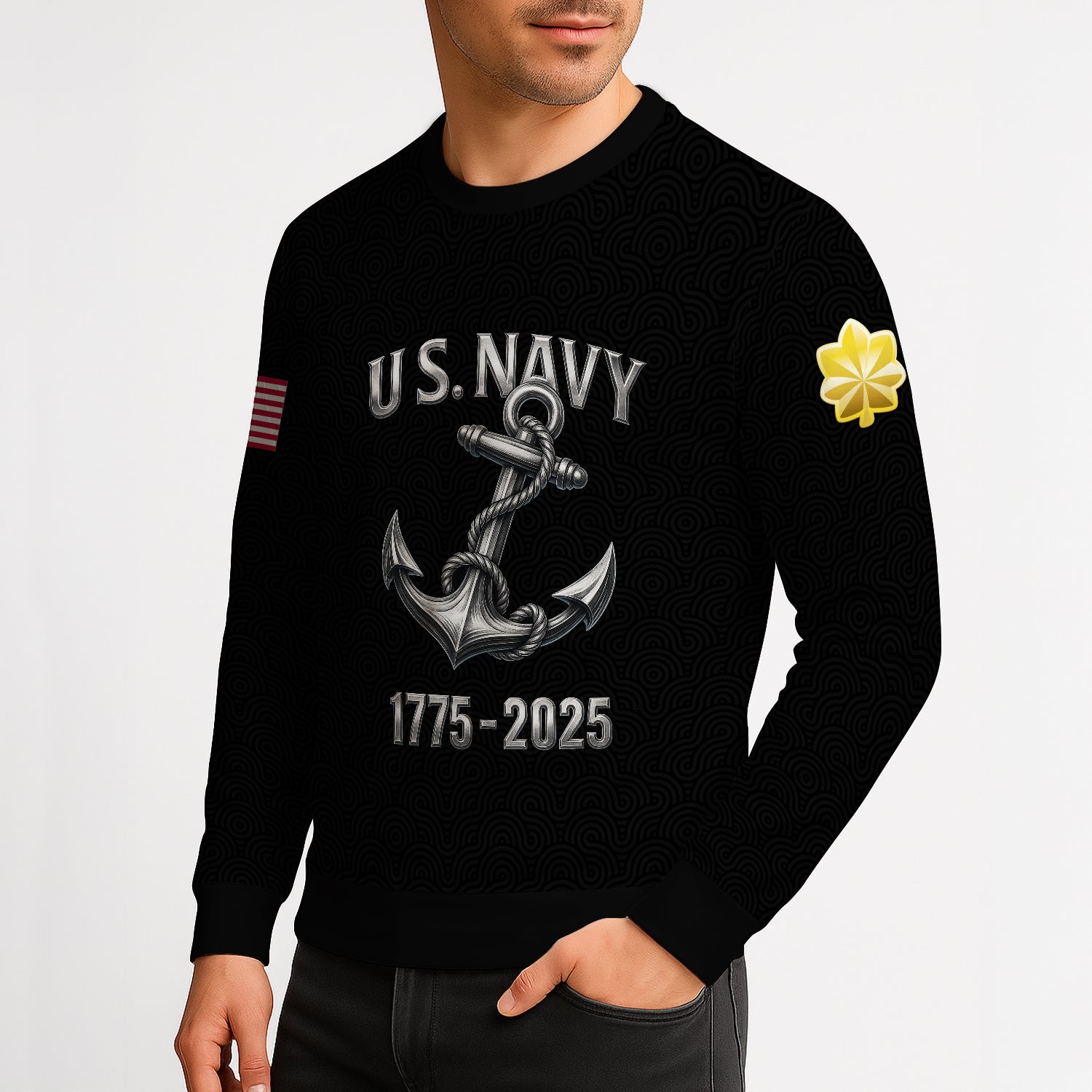 Personalized US Navy Sweatshirt KRSTS04