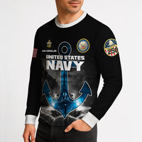 Personalized US Navy Sweatshirt KRSTS01