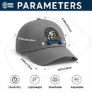 Custom Ranks & Text Premium Washed Denim Cap DC020