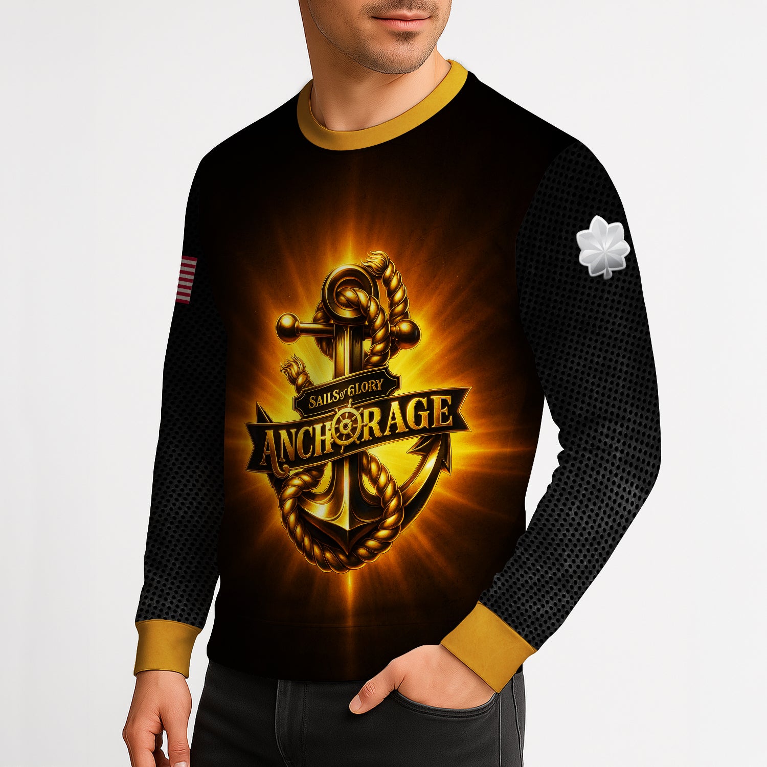 Personalized US Navy Sweatshirt KRSTS09