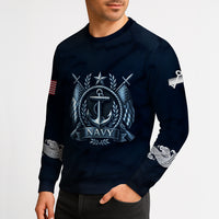 Personalized US Navy Sweatshirt KRSTS06
