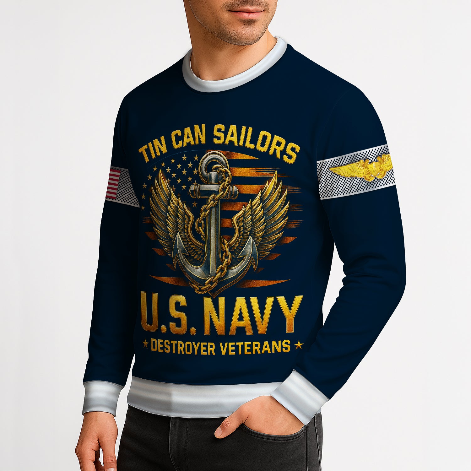 Personalized US Navy Sweatshirt KRSTS10