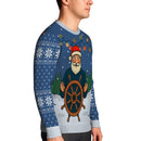 US Navy Caption Christmas Ugly Sweater