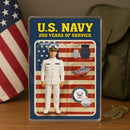 Personalized Acrylic Plaque with White Uniform