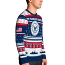 Personalized US Navy Christmas Ugly Sweater UST008