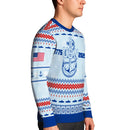 Personalized US Navy Christmas Ugly Sweater UST007