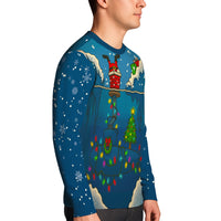 US Navy Submarine Light Christmas Ugly Sweater