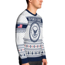 Personalized US Navy Christmas Ugly Sweater UST011