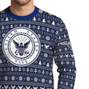 Personalized US Navy Christmas Ugly Sweater KRUST11
