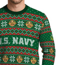 Personalized US Navy Christmas Ugly Sweater UST024