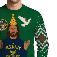 US Navy 1775 - 2025 Christmas Ugly Sweater
