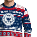 Personalized US Navy Christmas Ugly Sweater UST008