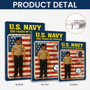Personalized US NAVY 250th Years Of Service Figure Style Acrylic Plaque