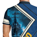 US Navy Polo Shirt – Bald Eagle & American Stars Custom Veteran