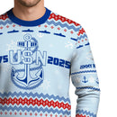 Personalized US Navy Christmas Ugly Sweater UST007