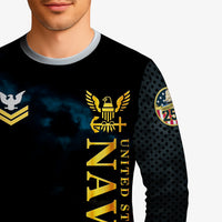 Personalized US Navy Sweatshirt KRSTS08