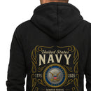 Personalized US Navy Quarter Zip Hoodie KRQZ04