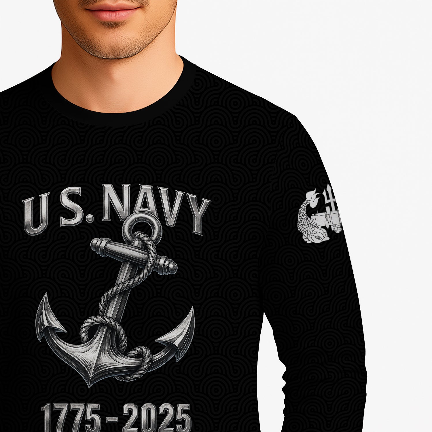 Personalized US Navy Sweatshirt KRSTS04