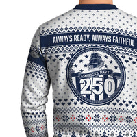 Personalized US Navy Christmas Ugly Sweater UST011