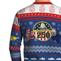 Personalized US Navy Christmas Ugly Sweater UST009
