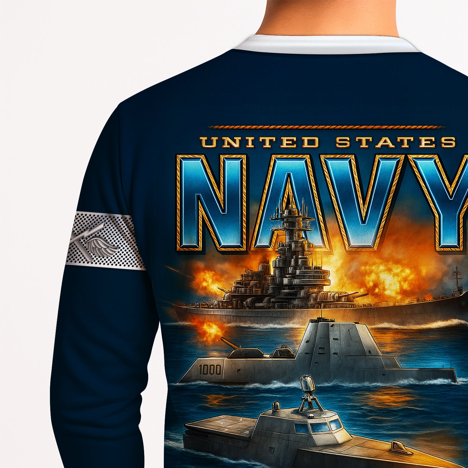 Personalized US Navy Sweatshirt KRSTS10
