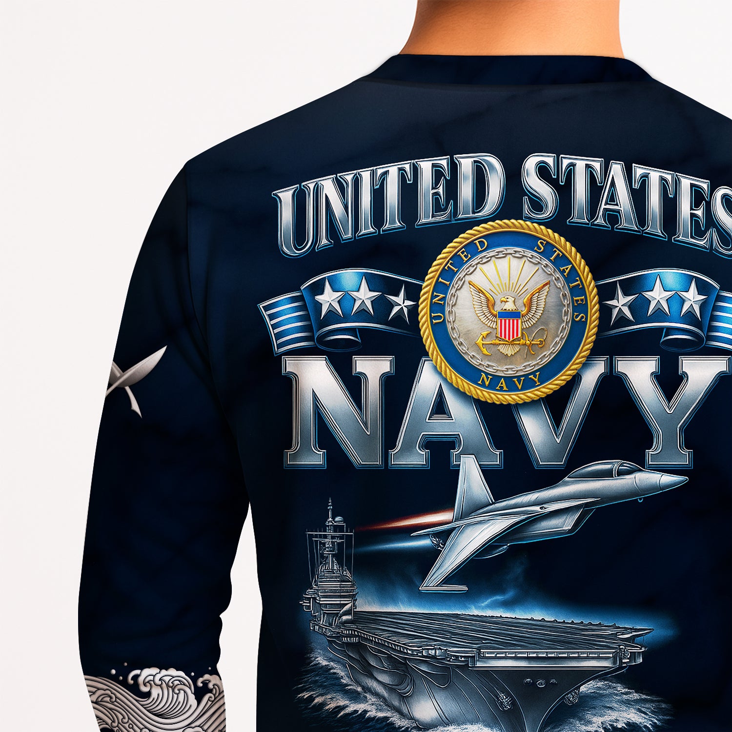 Personalized US Navy Sweatshirt KRSTS06