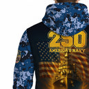 Personalized US Navy 3D All Over Print Hoodie KRH3D06